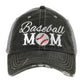 Baseball Mom Distressed Cotton Trucker Hat