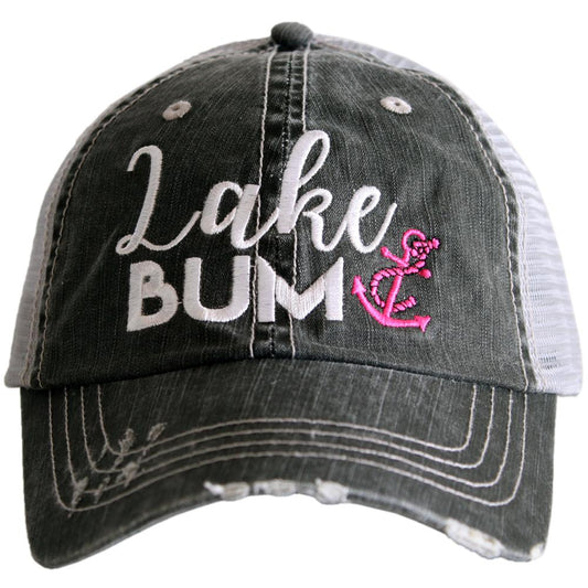 Lake Bum Embroidered Trucker Hat