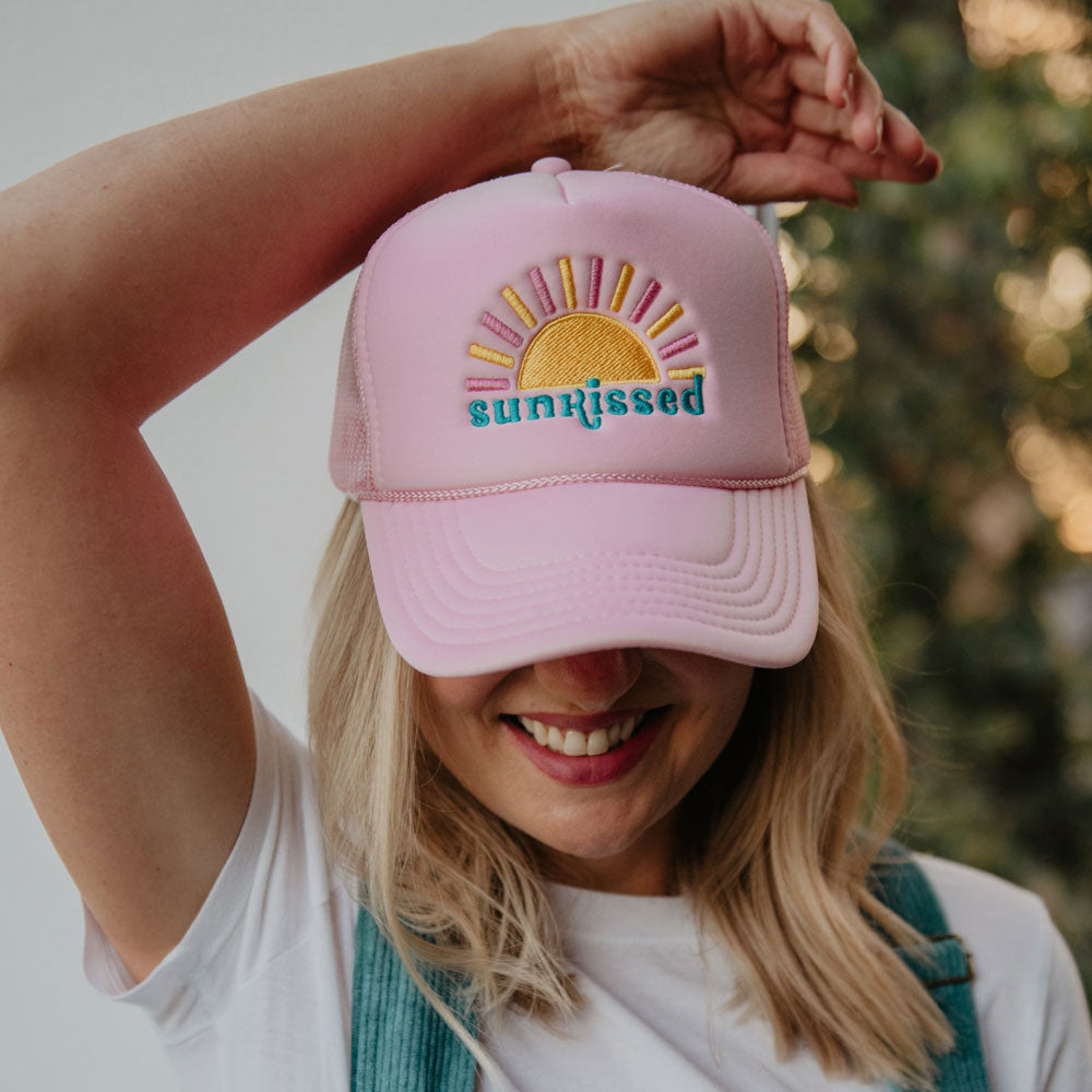 Sunkissed foam trucker hat